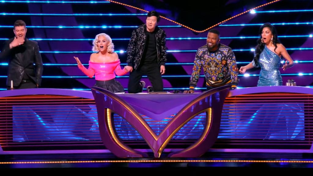 Júri do The Masked Singer, talent show que está chegando ao Brasil.