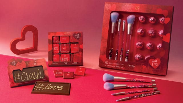 Produtos da Cacau Show para o Dia dos Namorados.