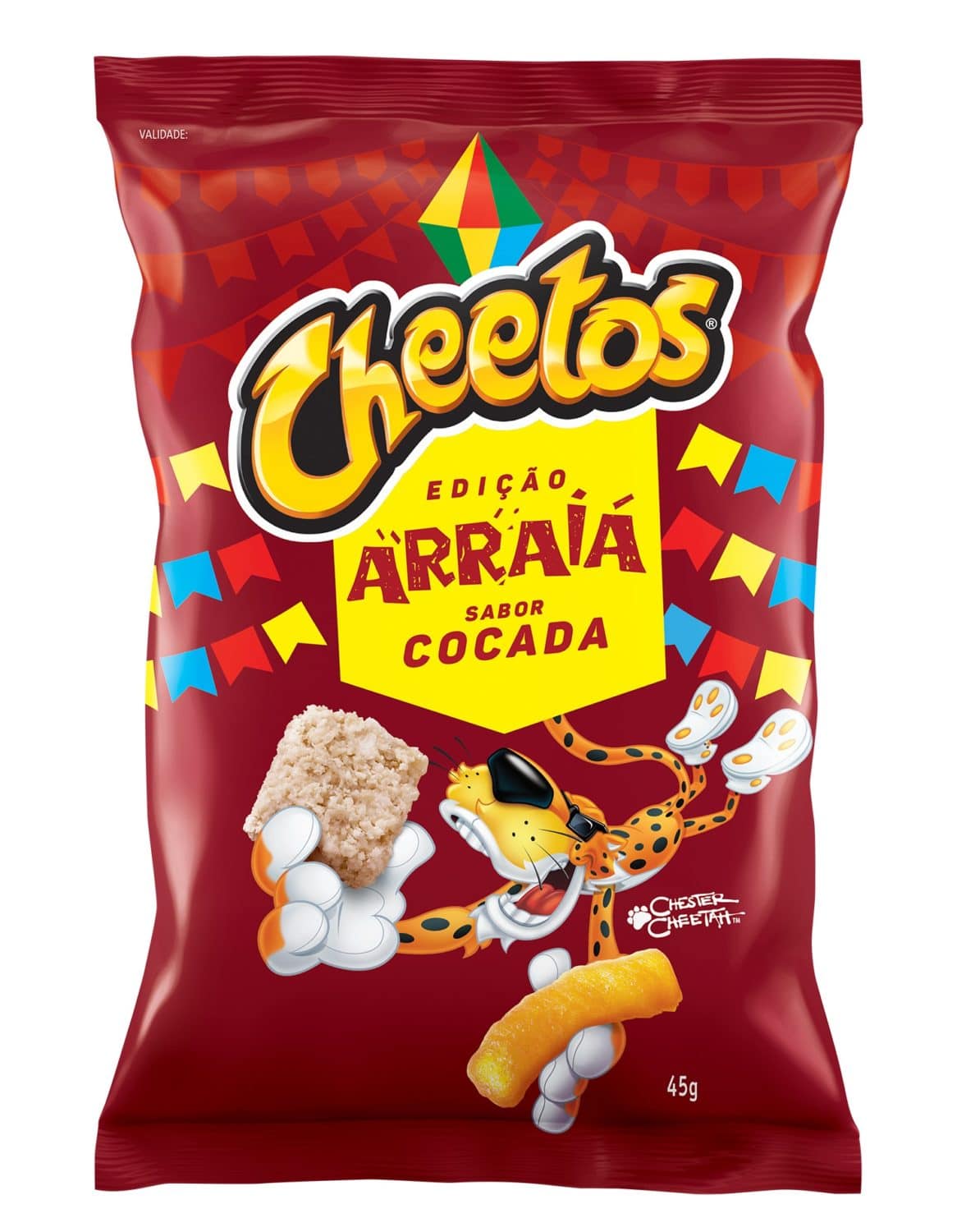 Cheetos lança salgadinhos edição 'arraiá' com sabores Cocada e Milho na  Manteiga - GKPB - Geek Publicitário