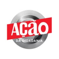 Logo da Ação da Cidadania, ONG que recebeu a doação do Facebook.