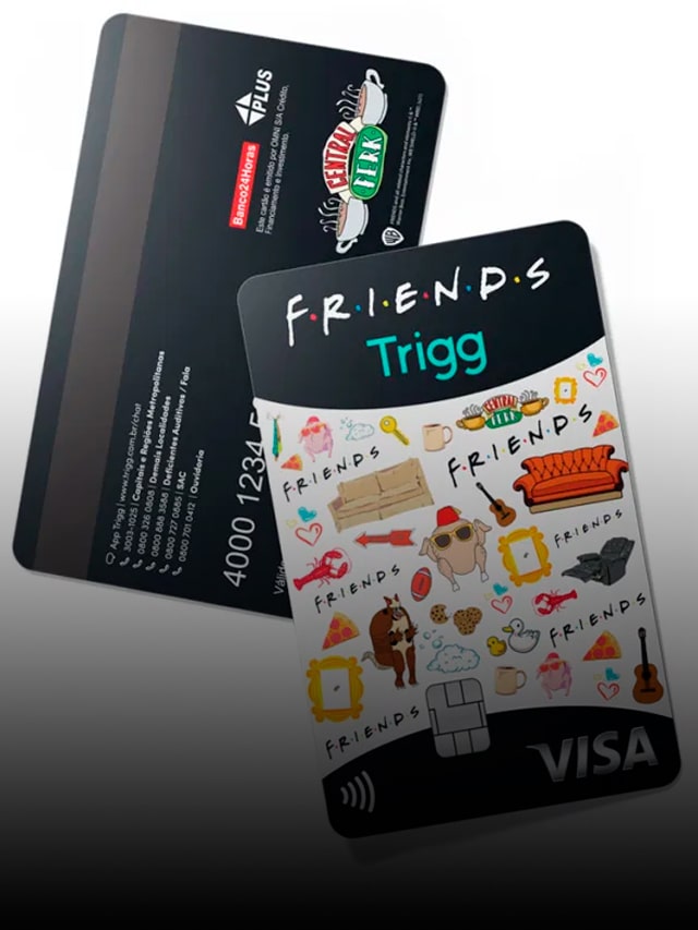 Trigg lança cartão de crédito de Friends