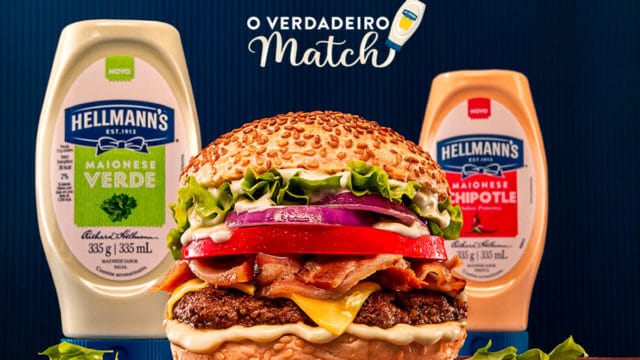 Foto de divulgação da campanha O Verdadeiro Match de Hellmann's.