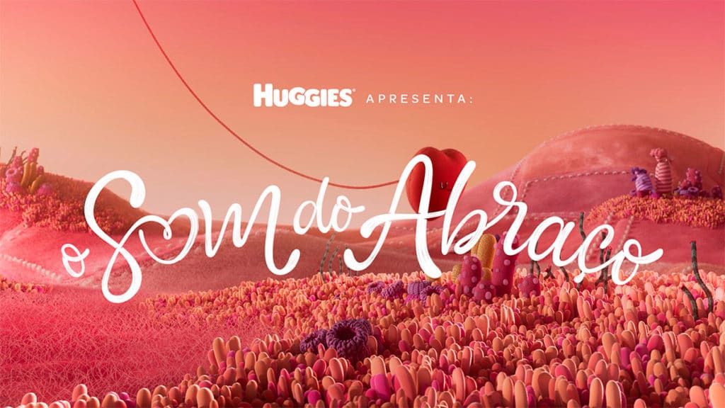 Campanha da Huggies com animação 3D.