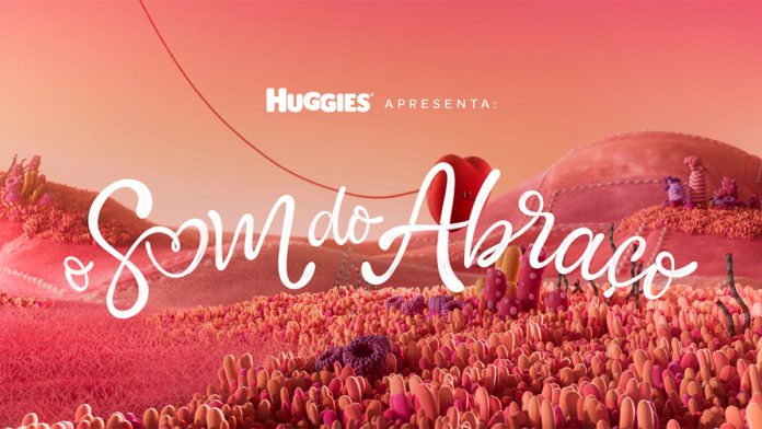 Campanha da Huggies com animação 3D.
