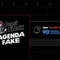 Foto de divulgação da agenda fake de Pepsi.