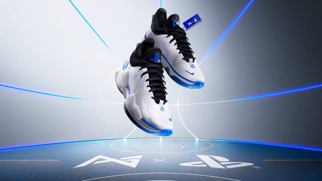 playstation-nike-tenis Foto de divulgação do novo tênis da PlayStation com a Nike.
