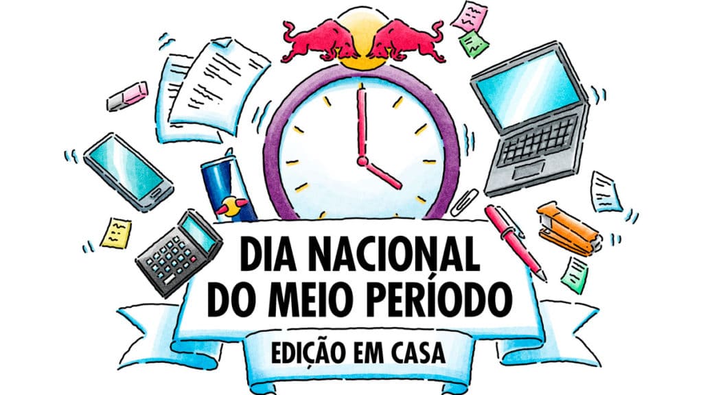 Foto de divulgação do Dia Nacional do Meio Período da Red Bull.