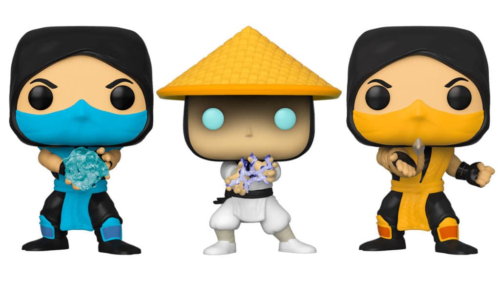 Funko Pop que a Warner Bros está lançando de Mortal Kombat.