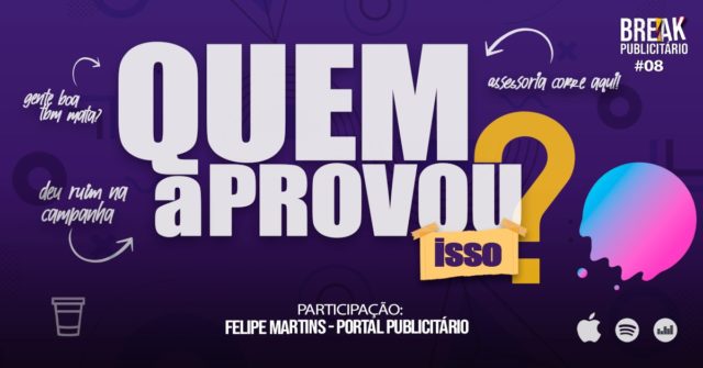 Capa do Break Publicitário escrito "Quem aprovou isso?"