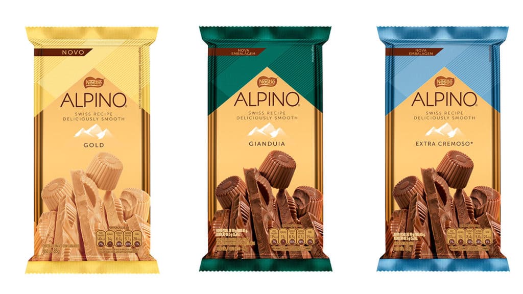 Novo design identidade visual de Alpino.
