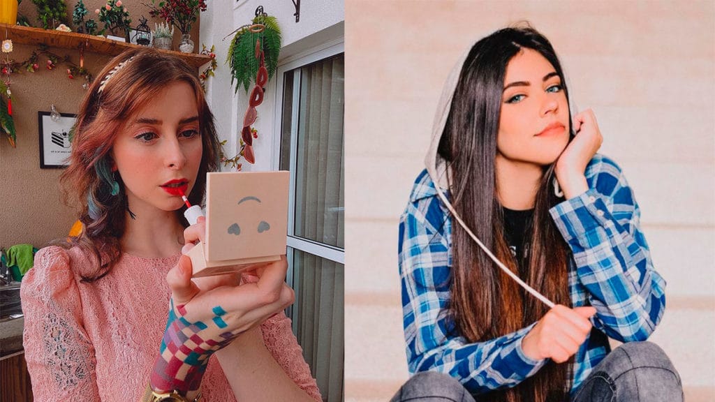 Gabriela Cattuzzo e Milena "Mii" Esquierdo para ação da Benefit na Twitch.