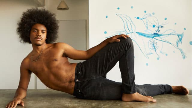 Samuel de Saboia para a nova campanha LGBTQIA+ da Calvin Klein.