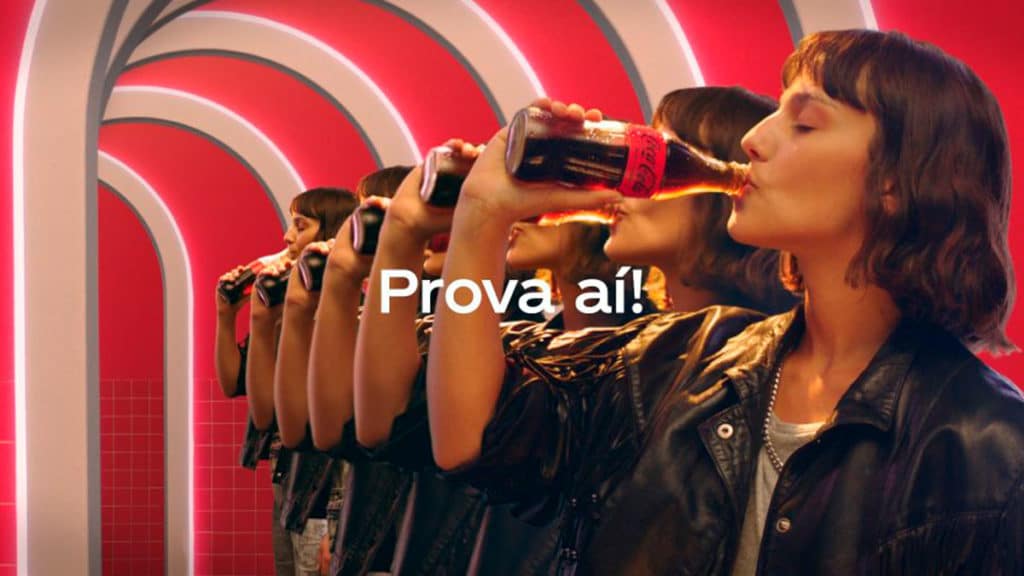 Campanha de Coca-Cola Sem Açúcar.