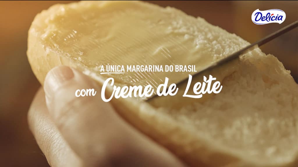 Margarina Delícia com Creme de Leite.