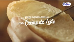 Margarina Delícia com Creme de Leite.