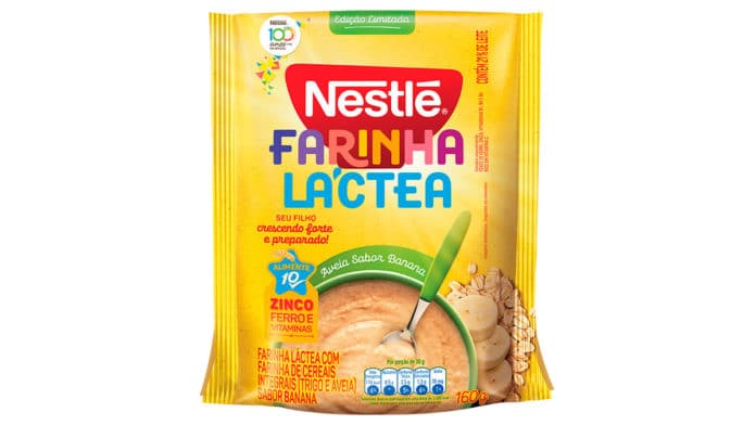 Farinha Láctea Nestlé sabor Banana.