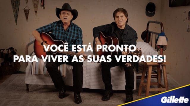 Campanha Evidências de Gillette.