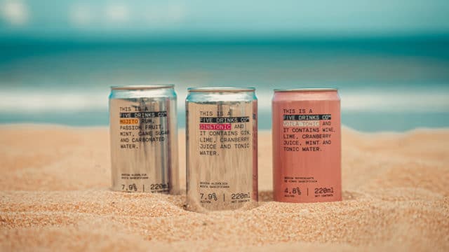 F!VE DRINKS CO sabores