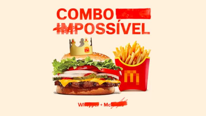 Combo Impossível Rappi Burger King e McDonald's