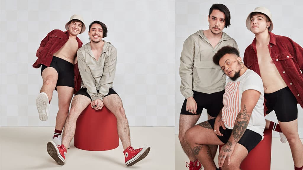 Campanha da cueca menstrual da Pantys.