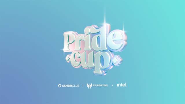 Foto de divulgação de patrocínio da Acer e Intel na Pride Cup.