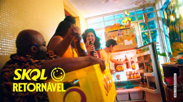 Campanha da nova Skol Retornável.