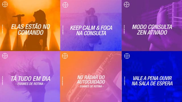 Playlists da Bayer no Spotify.