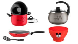 Produtos da Dinsey com Brinox e Coza.