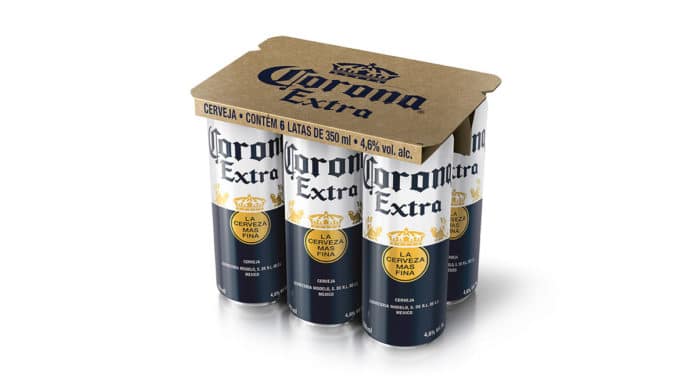 Cerveja Corona em lata.