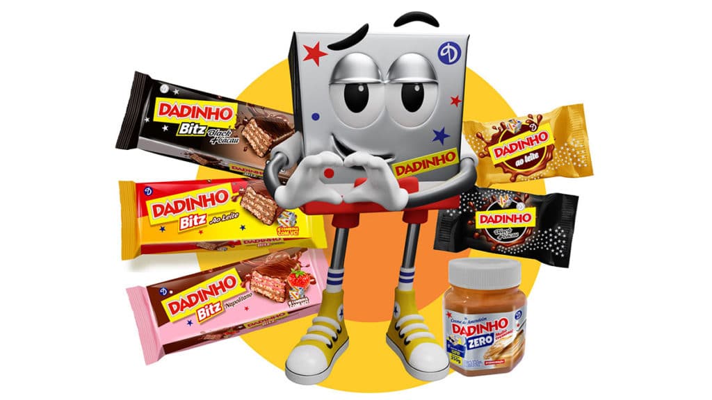 Novos produtos e embalagens do Dadinho.