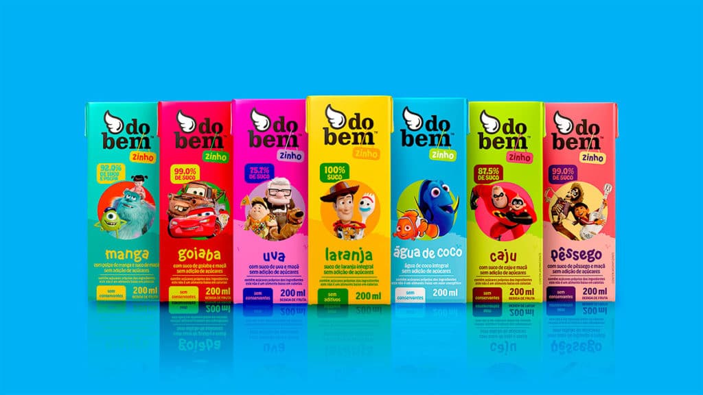Pixar nos sucos Do Bem.