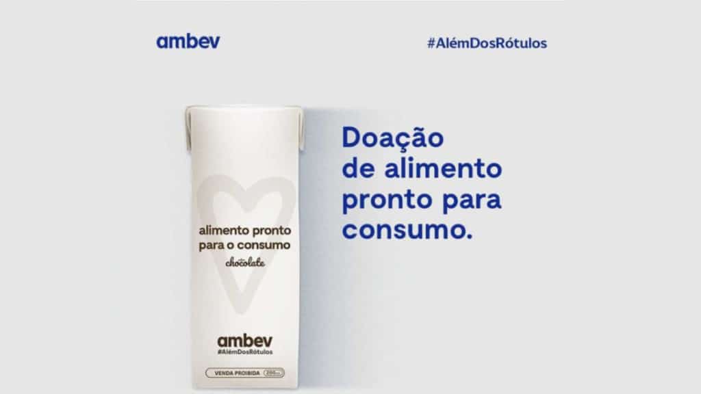 Ambev doa alimentos à base de malte