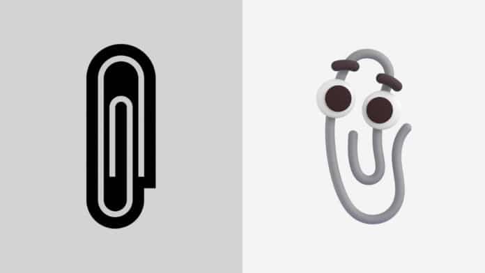 Microsoft emojis 3D: Clippy