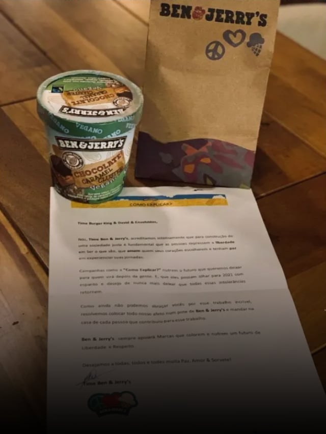 Ben & Jerry’s agradece BK e David por campanha LGBT+ com crianças