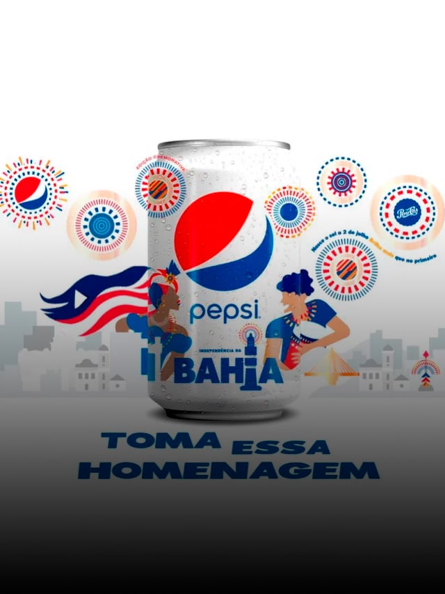 Pepsi lança lata digital em homenagem à Independência da Bahia