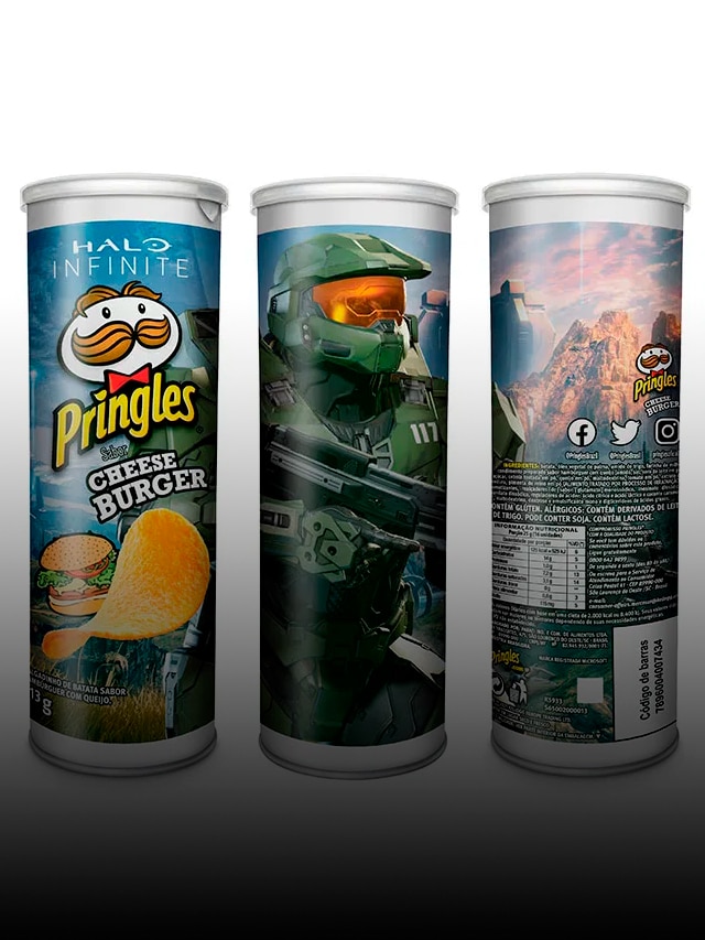 Pringles anuncia edição limitada de Halo Infinite