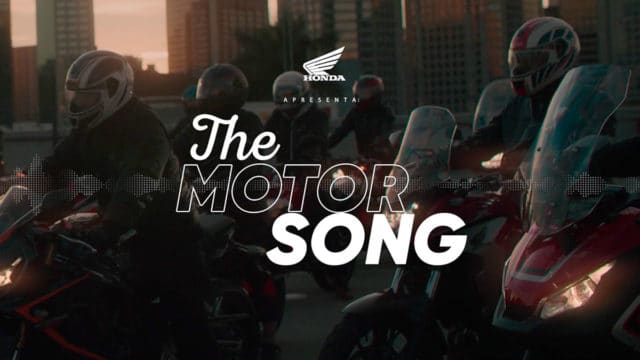 Orquestra de motores da Honda.