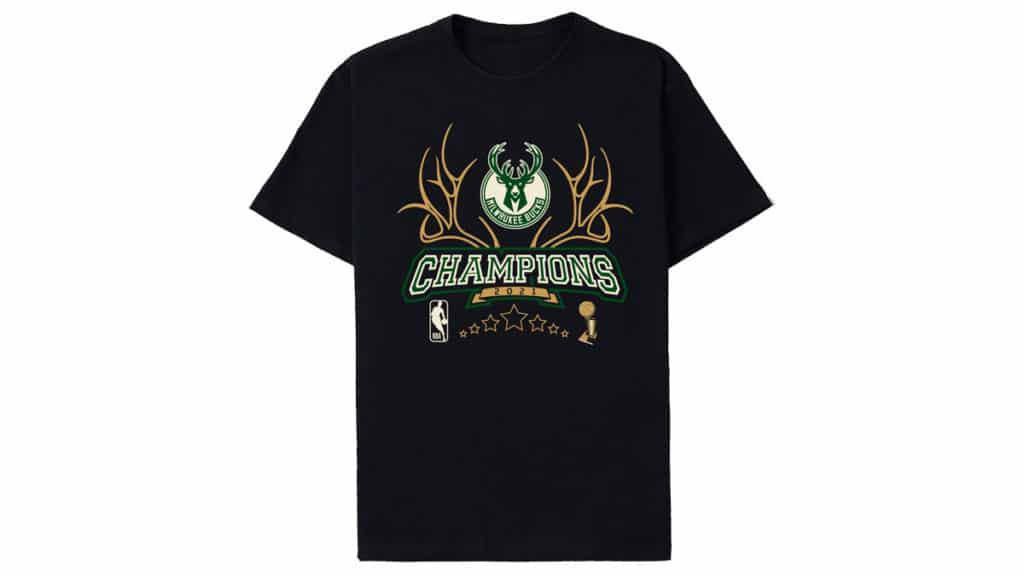 Camisa do Milwaukee Bucks da NBA.