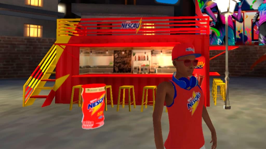 Nescau na NBA House Digital 2021.