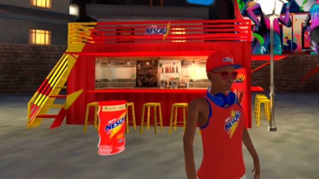 Nescau na NBA House Digital 2021.