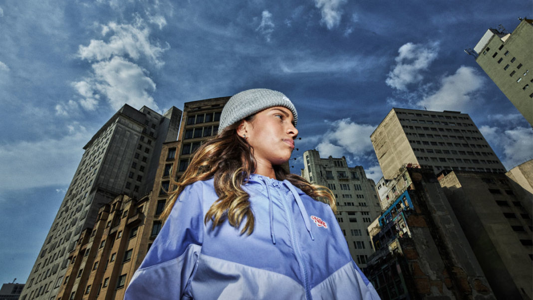 Rayssa Leal na campanha da Nike.