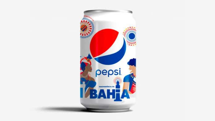 Lata digital da Independência da Bahia da Pepsi.