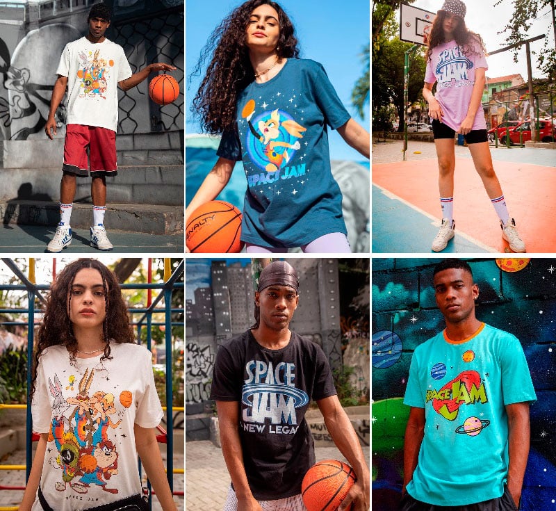 Bola de Basquete Spalding, Space Jam - A New Legacy, Tune Squad, Tamanho 7