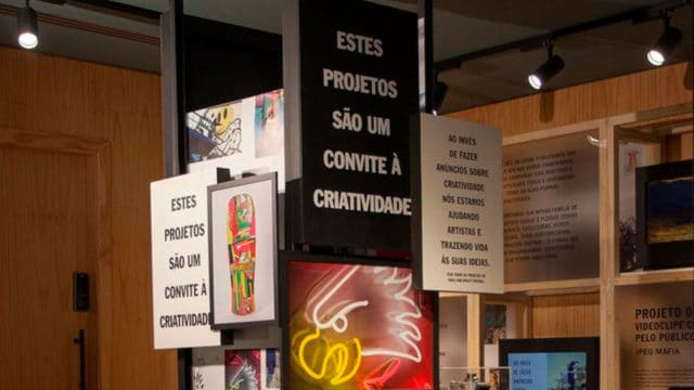 Exposição de criatividade da Vans.