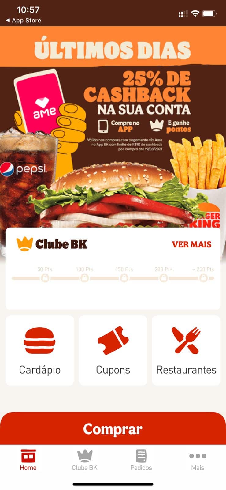 Sachê Baconese: Burger King - Shopping Prêmio