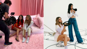 Coleção da C&A com Bruna Marquezine e Sasha Meneghel.