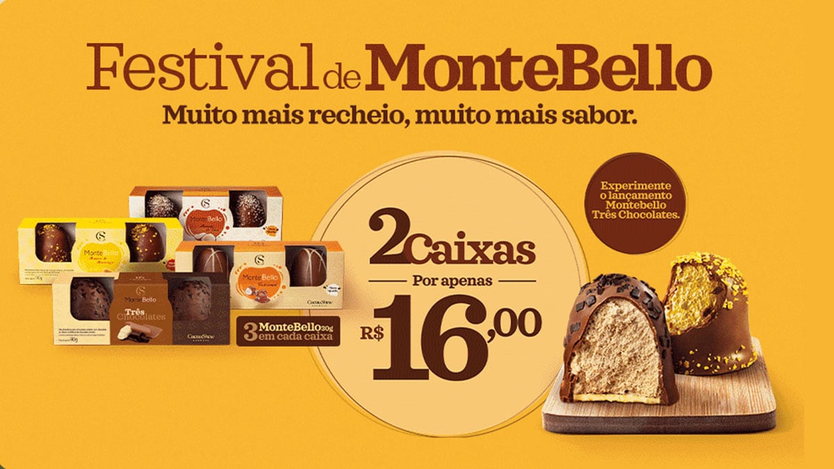Cacau Show anuncia Festival de MonteBello com novo sabor e combos especiais  - GKPB - Geek Publicitário