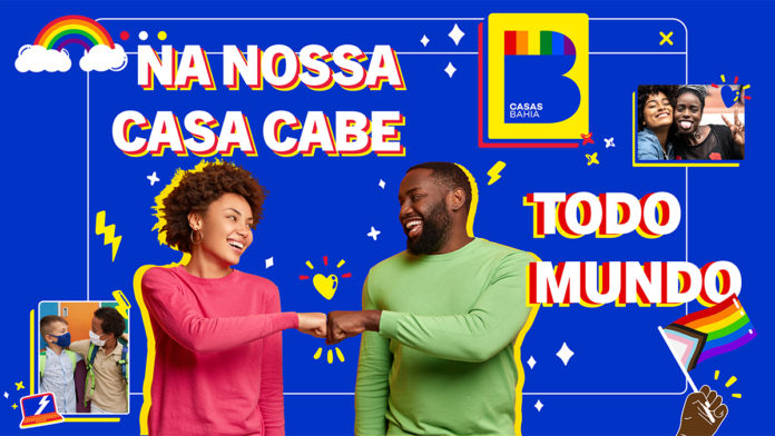 Campanha antirracista das Casas Bahia.
