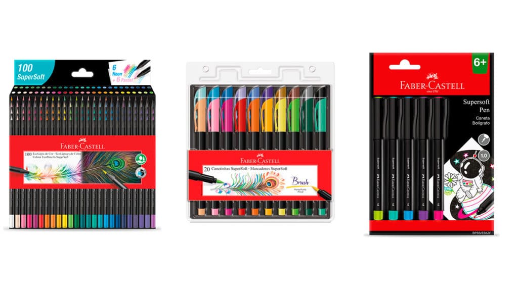 Novidades da Faber-Castell SuperSoft.