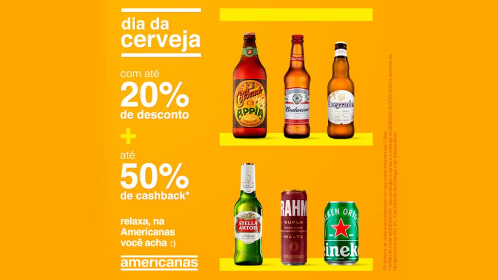 Americanas dia da cerveja